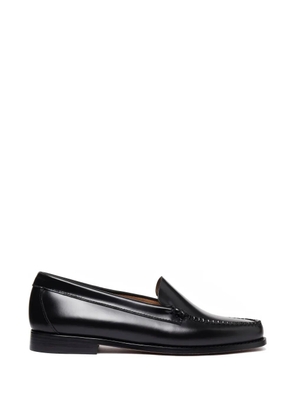 G.H.Bass moc streamlined leather loafers - Black