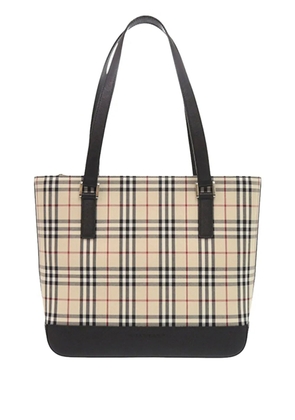 Burberry Pre-Owned 2000-2017 House Check Canvas tote bag - Neutrals