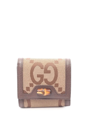 Gucci Pre-Owned 2016-2025 GG Canvas Jumbo Bamboo Wallet small wallets - Neutrals