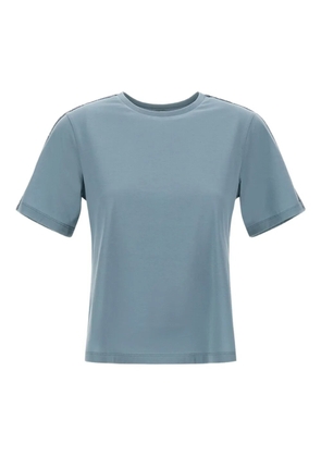 Herno shoulder-detail short-sleeve T-shirt - Blue