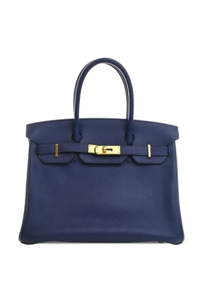 Hermès Pre-Owned 2018 Evercolor Birkin Retourne 30 handbag - Blue