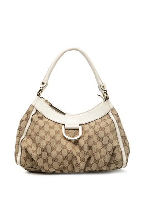 Gucci Pre-Owned 2000-2015 GG Canvas Abbey D Ring handbag - White