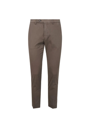 michael coal belt-loops trousers - Brown