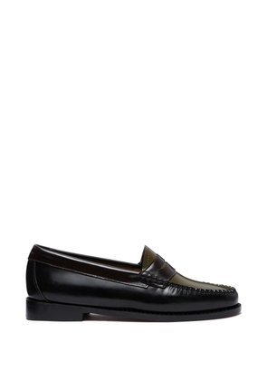 G.H.Bass tricolour penny loafers - Black