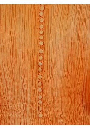 Ermanno Scervino buttoned maxi dress - Orange