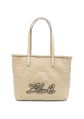 Karl Lagerfeld top-handles tote bag - Neutrals