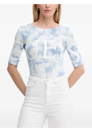 GUESS USA tie-dye logo bodysuit - Blue