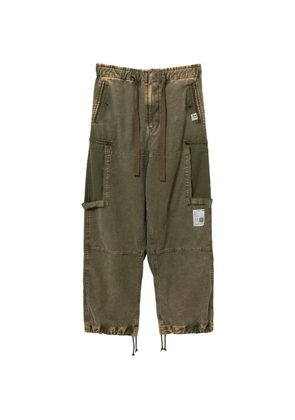 Maison MIHARA YASUHIRO cotton cargo pants - Green