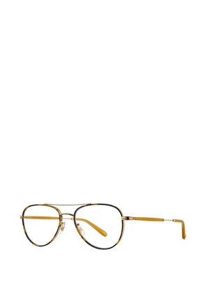 Garrett Leight Linnie pilot-frame glasses - Brown
