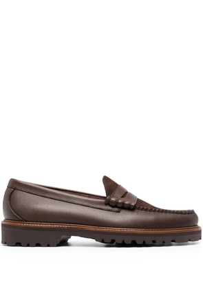 G.H.Bass 90 Larson leather loafers - Brown