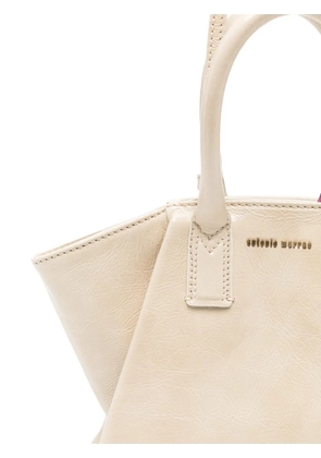Antonio Marras small Chalk top-handles tote bag - Neutrals