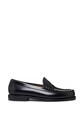 G.H.Bass woven leather loafers - Black