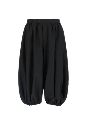 Black Comme Des Garçons balloon cropped trousers