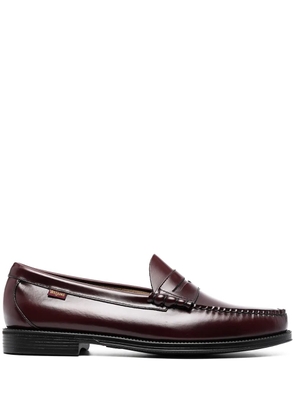 G.H.Bass slip-on penny loafers - Red