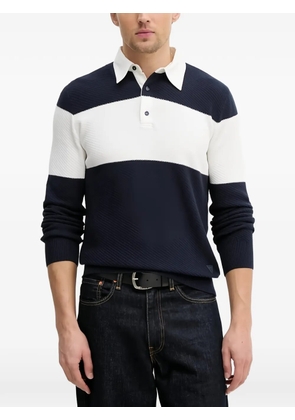 GUESS USA polo-collar sweater - Blue