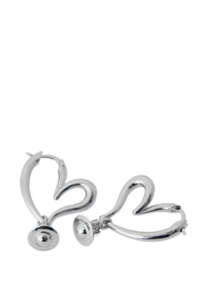 Vivienne Westwood Emily heart-shaped hoop earrings - Silver