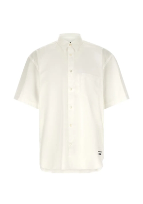 Comme des Garçons Homme logo-detail short-sleeve shirt - White