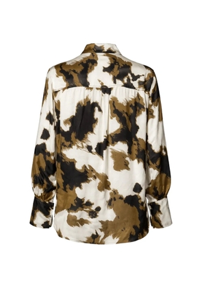 kaos long-sleeve patterned shirt - White