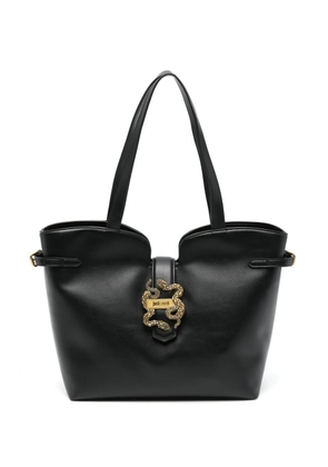 Just Cavalli snake-detail tote bag - Black