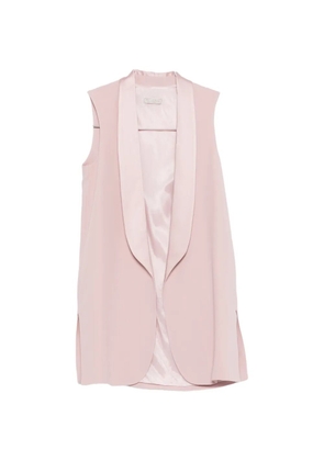 Antonelli shawl-collar gilet - Pink