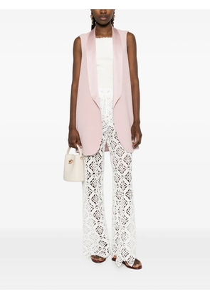 Antonelli shawl-collar gilet - Pink