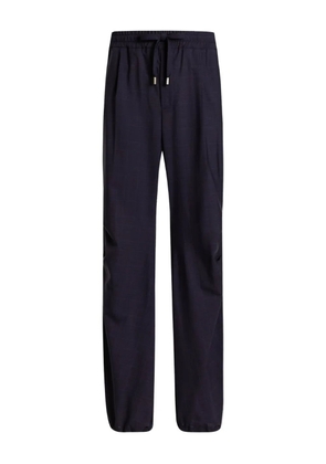Dolce & Gabbana tartan drawstring trousers - Blue