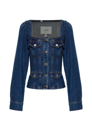 Gestuz button denim jacket - Blue