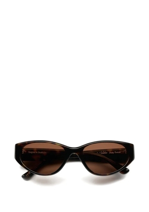 Chimi Solstice geometric-frame sunglasses - Brown