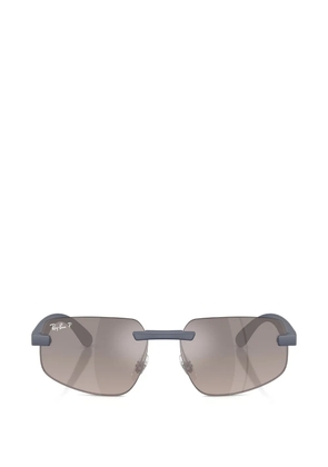 Ray-Ban rectangle-frame sunglasses - Blue