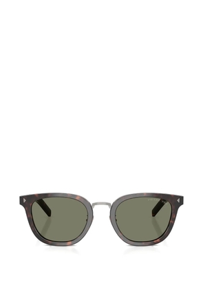 Prada Iconic-plaque sunglasses - Brown