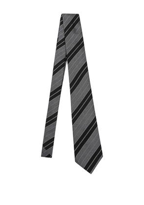 Saint Laurent striped tie - Grey
