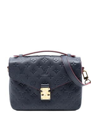 Louis Vuitton Pre-Owned 2018 Monogram Empreinte Pochette Metis satchel - Blue