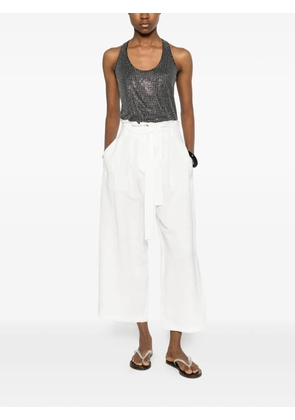 PINKO strass tank top - Black