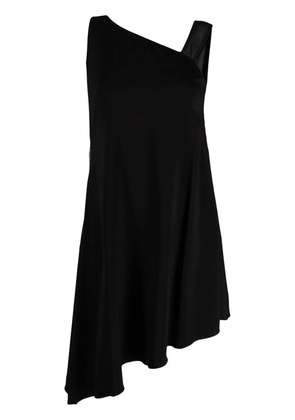 Just Cavalli asymmetric mini dress - Black