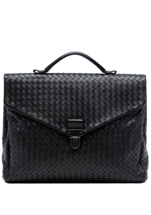 Bottega Veneta Pre-Owned 2012-2026 Nappa Intrecciato Briefcase business bag - Black