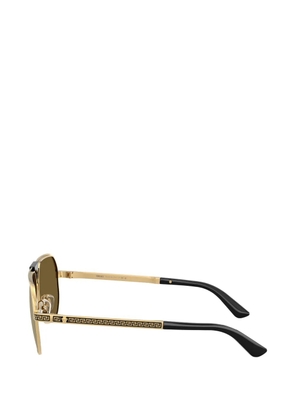 Versace Eyewear Greca Flow sunglasses - Gold
