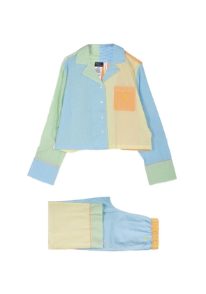 Polo Ralph Lauren long-sleeve logo pajama set - Blue