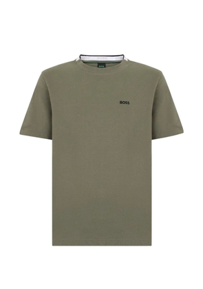 BOSS logo-print T-shirt - Green