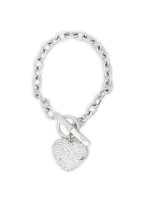 GUESS USA heart-chain bracelet - Silver