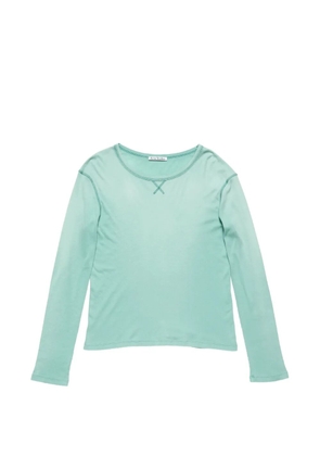 Acne Studios logo cotton T-shirt - Green