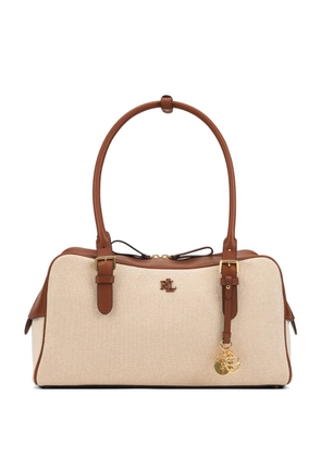 Lauren Ralph Lauren buckle top-handle tote bag - Neutrals
