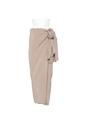 Su knot-detail trousers - Neutrals