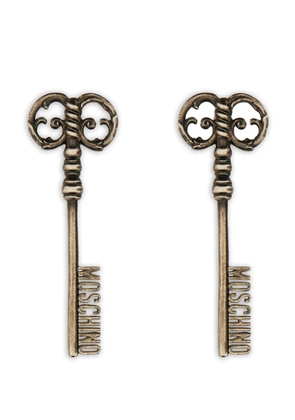 Moschino key earrings - Gold