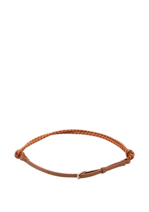 Plan C rope-detail belt - Orange