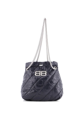 Balenciaga Pre-Owned Crush Chain Quilted Crushed Calfskin XS tote bag - Black