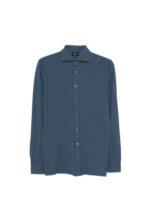 Barba buttoned shirt - Blue