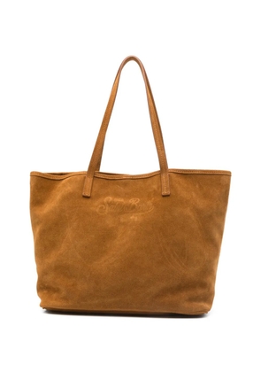 MC2 Saint Barth City logo shoulder bag - Brown