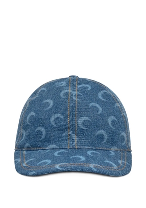 Marine Serre moon baseball cap - Blue