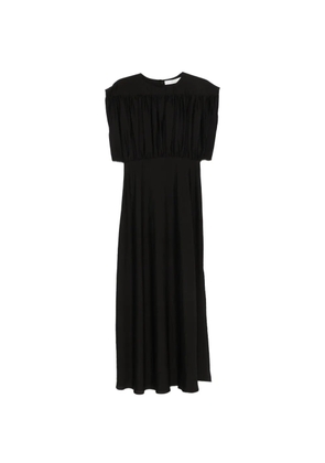 Tela D.Vega buttoned maxi dress - Brown