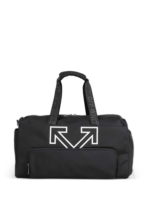 Off-White logo-print shoulder bag - Black